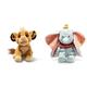 Steiff 24665 Soft Cuddly Friends Disney Originals Simba 26cm & Kuscheltier Dumbo aus Winnie Puh, Süßes Stofftier