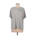 Zara Short Sleeve T-Shirt: Gray Tops - Women's Size Medium