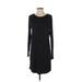 Gap Casual Dress - Shift: Black Color Block Dresses - Women's Size X-Small