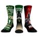 Unisex Rock Em Socks Darth Vader & Stormtrooper Hunter Green Milwaukee Bucks Three-Pack Star Wars Crew Set