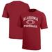 Youth Champion Crimson Alabama Tide Icon Logo Football T-Shirt