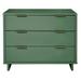 "Granville 38.18"" Modern Standard Dresser with 3 Full Extension Drawers in Sage Green - Manhattan Comfort DR-5013"