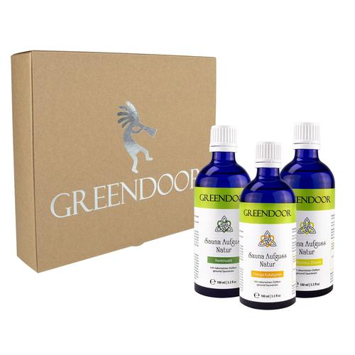 Greendoor Geschenk Set Sauna Aufguss 300 ml