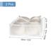 2pcs Foldable Drawer Organizer Closet Storage Box For Underwear Bra - 12.60" x 12.60" x 4.72"