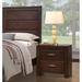 Modern Transitional Style Composite Wood Nightstand with 2 Center Metal GLIDE Drawer，for Your Bedrooms and Other Scenses.