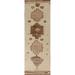 Anatolian Beige Oriental Runner Rug Hand-knotted Wool Carpet - 3'0"x 10'6"
