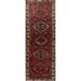 Hamedan Persian Vintage Runner Rug Hand-knotted Wool Carpet - 3'0"x 10'5"