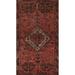 Pink Tribal Qashqai Persian Antique Rug Handmade Wool Carpet - 3'8"x 7'4"