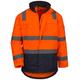 Nitras Warnschutz Parka MOTION TEX VIZ (Farbe: orange/blau; Größe: XXL)