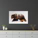 Loon Peak® Travelling Bear by Andreas Lie - Unframed Graphic Art Plastic/Acrylic in Brown/Gray | 16 H x 24 W x 0.25 D in | Wayfair