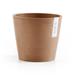 Ecopots Indoor/Outdoor Modern Round Recycled Plastic Planter Flower Pot Plastic in Gray | 2.75" H x 3.14" W x 3.14" D | Wayfair 5413724313397