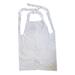 Prep & Savour 46" x 28" Disposable White Heavy Weight Plastic Apron | 46 H x 28 W in | Wayfair 88BC27F5C9BB4B57A58BABEAABFAEF05