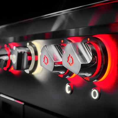Crown Verity IBI36LP-LT Infinite Series 36" Liquid Propane Built-In Grill with Roll Dome, Custom Fitted Cover, and Light Package - 79,500 BTU