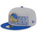 Men's New Era Gray/Royal Golden State Warriors 2023 NBA Draft Two-Tone 59FIFTY Fitted Hat