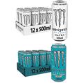 Monster Energy Drinks 12 Pack 500ml (12 Cans Ultra White & 12 Cans Ultra Fiesta) - By Shop 4 Less
