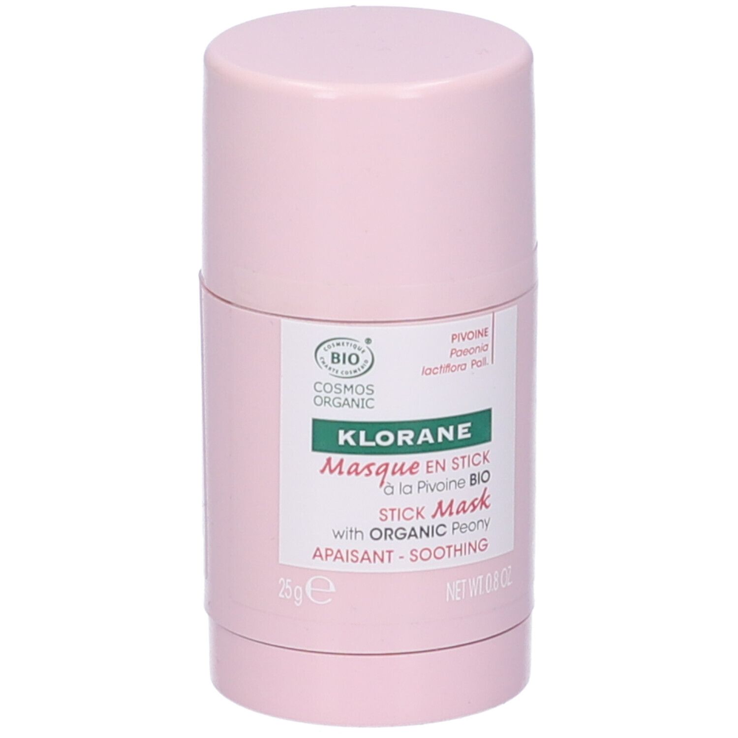KLORANE Maschera Stick Lenitiva alla Peonia BIO Pelle Sensibile 25 g