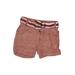 Genuine Kids from Oshkosh Shorts: Orange Plaid Bottoms - Size 12 Month