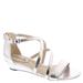 LifeStride Yolanda - Womens 8 Silver Sandal Medium