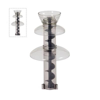 Sephra 17324 Replacement Tier Set w/ 3 Sleeves on Cylinder, for Model CF16, Clear Plastic