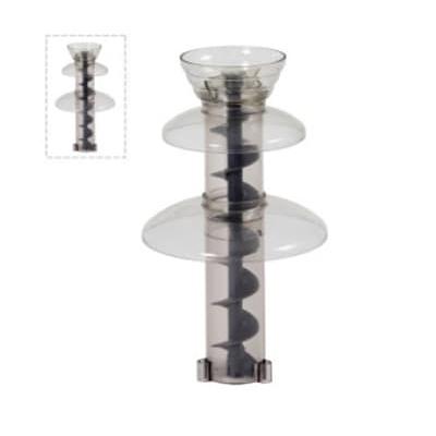 Sephra 17324 Replacement Tier Set w/ 3 Sleeves on Cylinder, for Model CF16, Clear Plastic