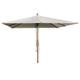 Parasol droit 3x3 m écru