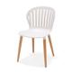 Chaise de jardin plastique blanc