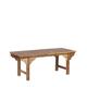 Table basse en teck naturel L 130 cm