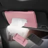 Car Visor Tissue Dispenser Tissue Box Towel Set Car Sun Visor Tissue Box Holder Auto Interior