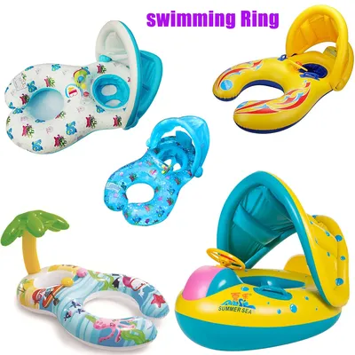 Bouée de piscine gonflable pour bébé et maman accessoire pour apprendre à nager jouet pour enfant