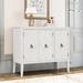 Accent Storage Cabinet, Vintage Wooden Console Table Entryway Table