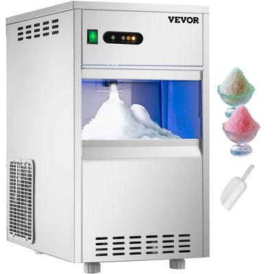 VEVOR 44LBS Commercial Snow Flake Ice Maker 11LBS Ice Storage Auto-clean 270W - 13"x19.8"x24"