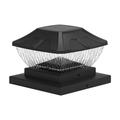 Christmas Gifts Clearance! SHENGXINY Solar Post Lights Outdoor Fence Cap Light For Posts Patio Garden Decoration White Lighting Blackï¼ŒLighting Solar Outdoor Post Cap Lights Light For Fence