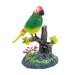 Chirping Bird Sparrow Motion Sensor Christmas Ornament Real Singing Sounds Movement Battery Operated with Pen Holder Not