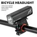 Taqqpue Bicycle 1300LM Bright Flashlight Night Riding Super Bright Aluminum Alloy Headlights Rechargeable Strong Light Riding Equipment on Clearance