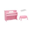 Miniature Piano with Stool Accessory miniature piano Decoration for Props Gift