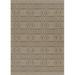 Couristan Naturalistic Adobe Indoor/ Outdoor Area Rug Natural-Brown 2 7 x 9 10 Runner