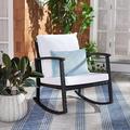 Outdoor Collection Daire Black/White Cushion Rocking Chair PAT7721A