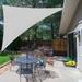 Shade&Beyond 18 x23 x29.2 Customize Sun Shade Sail Light Grey UV Block 185 GSM Commercial Triangle Outdoor Covering for Backyard Pergola Pool (Customized Available) AT-10T