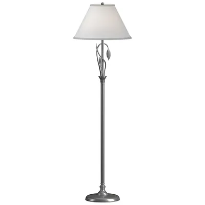 Hubbardton Forge Forged Leaves and Vase Floor Lamp