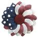 Wreath Garland American Independence Day Door Front July Wall Flower Decor Flag Labor 4Th Felt Party Us Fourth Patriotic
