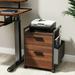 Eureka Ergonomic Filing Cabinet 2 Drawers Home Office Rolling File Cabinets with Lock