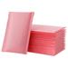 NUOLUX 50pcs Shockproof Padded Bubble Envelopes Bubble Mailers Waterproof Bubble Packing Envelope (Pink 15x11cm)