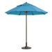 Grosfillex Expert Grosfillex Windmaster 7.5' Round Umbrella, Fiberglass in Blue/Navy | 76.5 H x 90 W x 90 D in | Wayfair 98319431