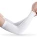 Carevas Cooling Arm Sleeves Men Women Sun Protection Long Arms Sleeves Cover for Cycling Driving Running Golfing Football Basketball