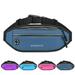 Men Women Sports Fanny Pack Running Mobile Phone Waist Bag Dark blue