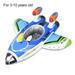 Inflatable Float Seat Baby Swimming Ring Kids Children Airplane Swimming Circle Automatic Pumping Water Gun Fun Beach Pool Toys