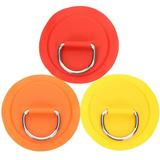 3Pcs Surfboard Cord Rings Boat Ring Fittings Kayak Back Buckle Kayak Cords Fixing Buckle