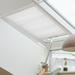 Keego Cordless Blackout Skylight Blinds Shades for Window Cellular Shades Suitable for Roof Inclined Plane Room Windows White 48 w x 60 h Excluding Telescopic Rods