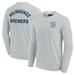 Unisex Fanatics Signature Gray Milwaukee Brewers Elements Super Soft Long Sleeve T-Shirt