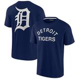 Unisex Fanatics Signature Navy Detroit Tigers Elements Super Soft Short Sleeve T-Shirt